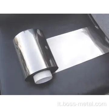 0,02 mm di spessore Gr1 titanio un foglio di tino